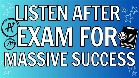 exam subliminal results|MOST Powerful AFTER EXAM Subliminal for Exam Success.